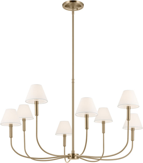 Kichler 52769CPZ Eadie Modern Champagne Bronze Hanging Chandelier