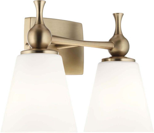 Kichler 55091CPZ Cosabella Champagne Bronze 2-Light Bathroom Vanity Light