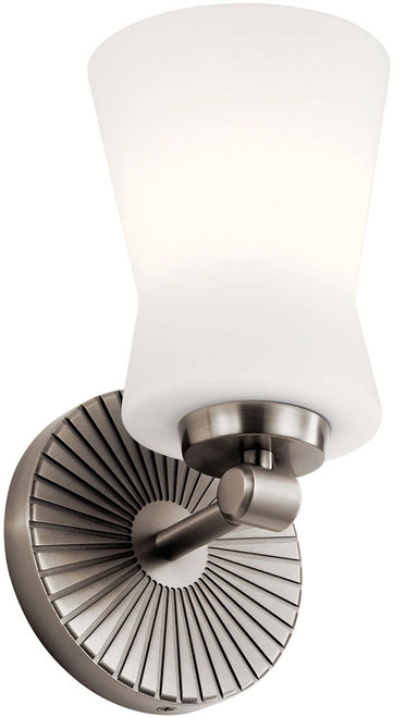 Kichler 55115CLP Brianne Classic Pewter Wall Sconce Light