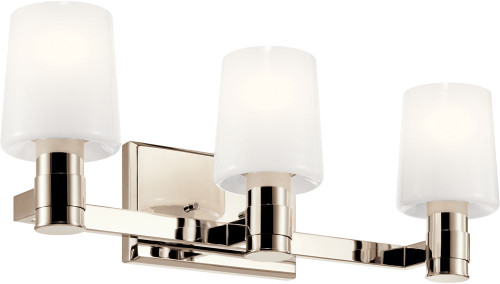 Kichler 55176PN Adani Modern Polished Nickel Lamp Sconce