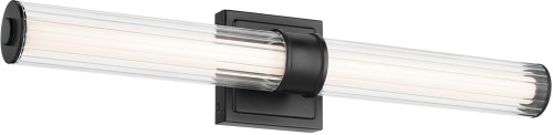 Kichler 55196BKLED Laurene Contemporary Black LED 26.5" Bathroom Vanity Light Fixture