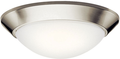 Kichler 8882NI Ceiling Space Contemporary Brushed Nickel 17" Flush Mount Lighting