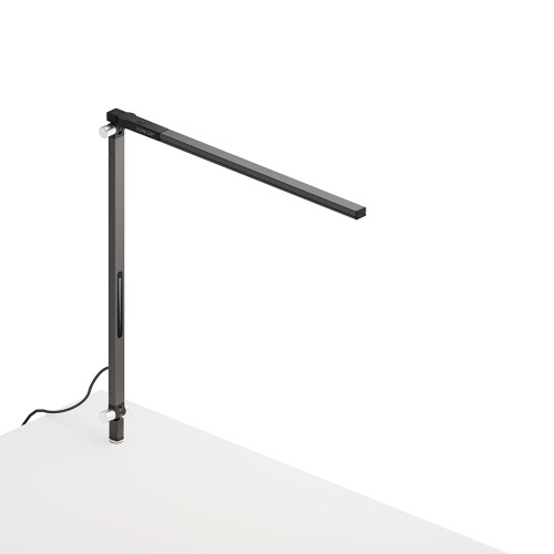 Koncept AR1100-MBK-THR Z-Bar Solo Mini Modern Metallic Black LED Through-Table Mount Craft Lamp