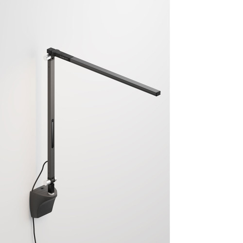 Koncept AR1100-MBK-WAL Z-Bar Solo Mini Modern Metallic Black LED Wall Mount Task Lamp