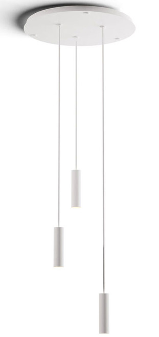 Koncept CMP-C3-S-06-MWT Combi Modern Matte White LED 3-Light Multi Hanging Lamp
