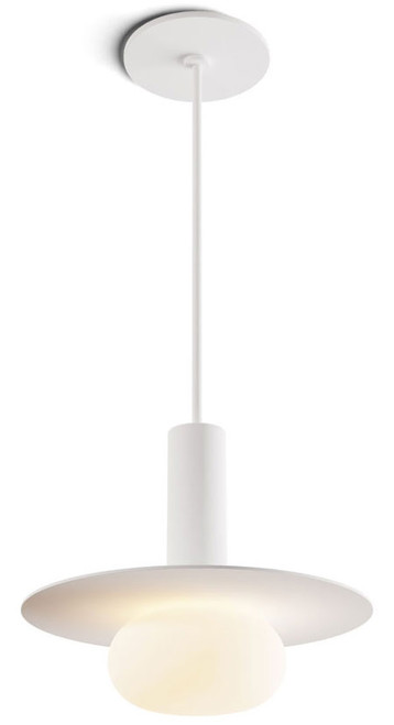 Koncept CMP-S1-S-06-MWT+MPTB9+GLB Combi Modern Matte White LED Mini Pendant Light Fixture