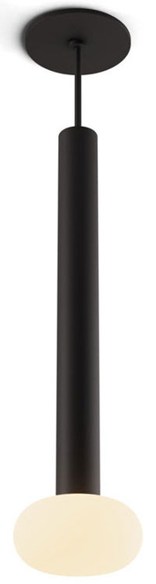 Koncept CMP-S1-S-16-MTB+NA+GLB Combi Contemporary Matte Black LED Mini Ceiling Light Pendant