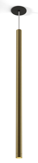 Koncept CMP-S1-S-36-BRS Combi Contemporary Brass LED Mini Drop Ceiling Light Fixture