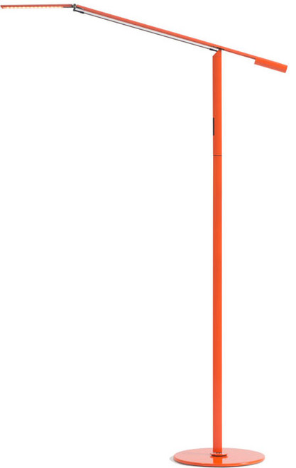 Koncept ELX-A-X-ORG-FLR Equo Contemporary Orange LED Floor Lamp Light