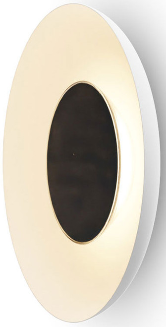 Koncept RMW-09-SW-MTB-HW+18BD-MWT Ramen Contemporary Matte White LED Wall Mounted Lamp