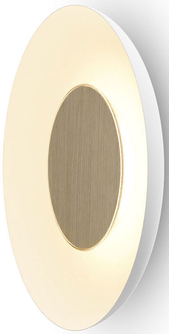 Koncept RMW-09-SW-WOK-HW+18BD-MWT Ramen Contemporary Matte White LED Wall Lighting Sconce