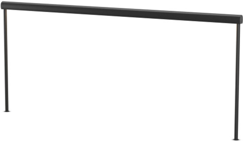 Koncept SF1-46-19-3500-MBK-THR-NCU Sobre Contemporary Metallic Black LED 46" Table Light / Task Lamp