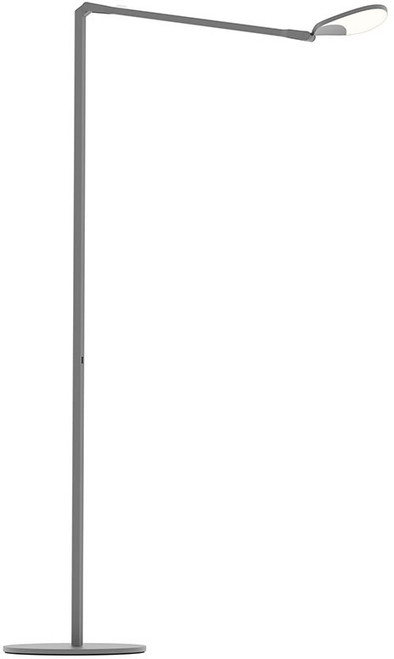 Koncept SPY-W-MGY-USB-FLR Splitty Contemporary Matte Grey LED USB Base Floor Lamp Lighting