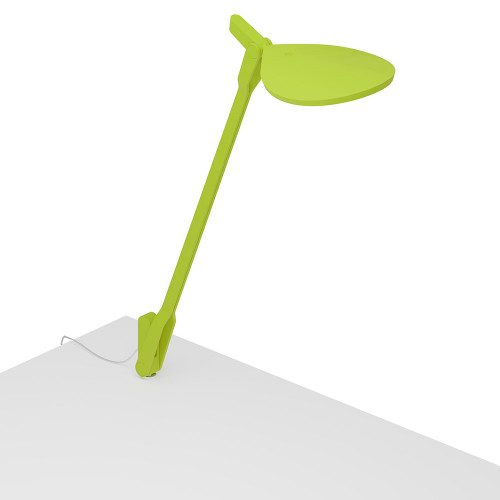 Koncept SPY-W-MLG-USB-THR Splitty Contemporary Matte Leaf Green LED USB Through-Table Mount Desk Lamp