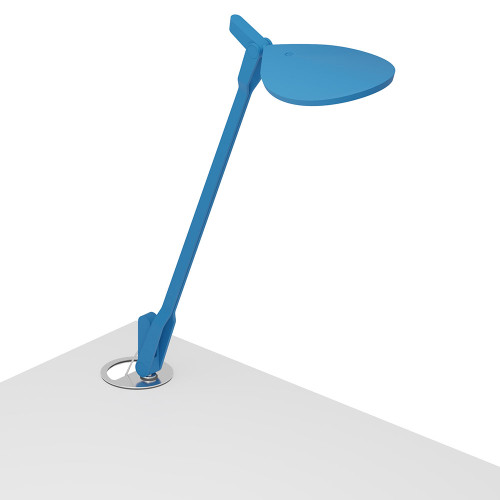 Koncept SPY-W-MPB-USB-GRM Splitty Modern Matte Pacific Blue LED USB Grommet Mount Task Lamp
