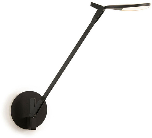 Koncept SPY-W-MTB-USB-HWS Splitty Modern Matte Black LED USB Hardwire Wall Mount Study Lamp