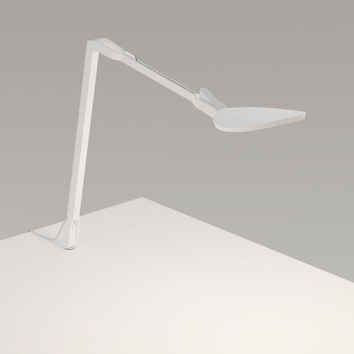 Koncept SPY-W-MWT-RCH-THR Splitty Modern Matte White LED Reach Through-Table Mount Reading Lamp