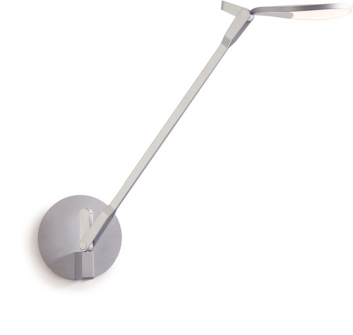 Koncept SPY-W-SIL-USB-HWS Splitty Modern Silver LED USB Hardwire Wall Mount Reading Lamp
