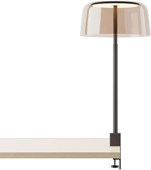 Koncept YUC-SW-MTB-2CF+STEA Yurei Modern Matte Black LED Table Lamp