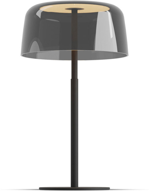 Koncept YUT-SW-MTB+SDGY Yurei Modern Matte Black LED Table Lamp
