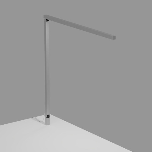 Koncept ZBD1000-SIL-PRO-THR Z-Bar Gen 4 Modern Silver LED Through-Table Reading Lamp