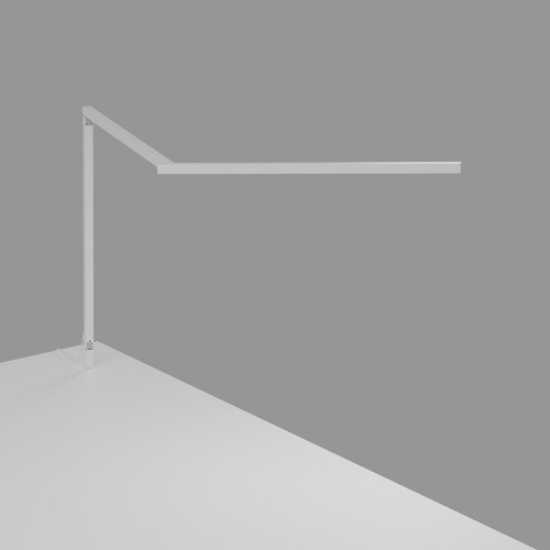 Koncept ZBD3000-MWT-THR Z-Bar Gen 4 Modern Matte White LED Through-Table Desk Lamp
