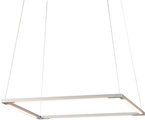 Koncept ZBP-16-S-SW-SIL-CNP Z-Bar Pendant Modern Silver LED Island Lighting