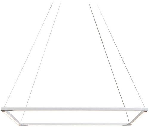 Koncept ZBP-24-S-SW-MWT-CNP Z-Bar Pendant Contemporary Matte White LED Drop Lighting Fixture