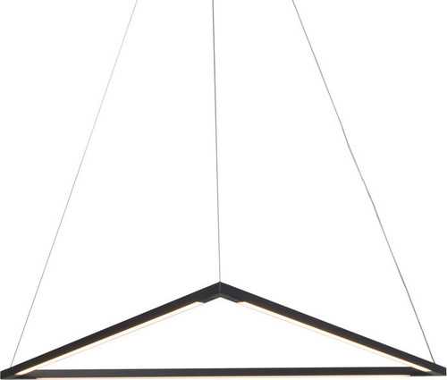 Koncept ZBP-24-T-SW-MTB-CNP Z-Bar Pendant Contemporary Matte Black LED Drop Ceiling Light Fixture