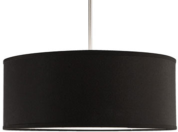 Kuzco 41083B Black 20" Drum Pendant Light