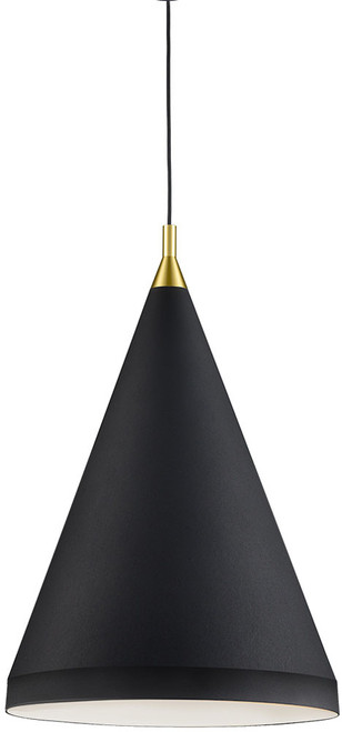 Kuzco 492716-BK/GD Dorothy Modern Black With Gold Detail Ceiling Light Pendant
