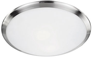 Kuzco 51562BN Contemporary Brushed Nickel 15" Overhead Lighting Fixture