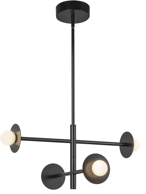 Kuzco CH15504-BK-UNV Elixir Modern Black LED Mini Lighting Chandelier