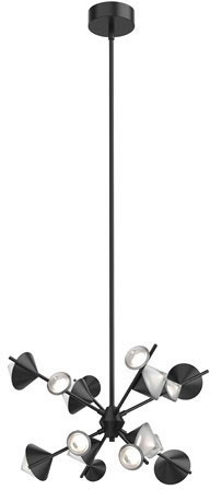 Kuzco CH50825-BK Geode Modern Black 25" Lighting Chandelier