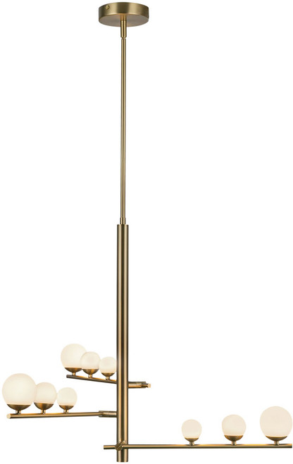 Kuzco CH55524-BG/OP Juniper Contemporary Brushed Gold LED Chandelier Lighting