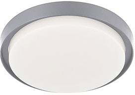 Kuzco EC44509-GY Bailey Modern Gray LED Exterior 9" Ceiling Light Fixture