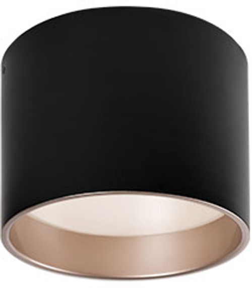 Kuzco FM11410-BK Modern Black LED 9.8" Ceiling Light Fixture