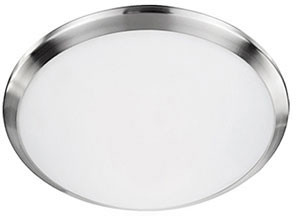 Kuzco FM1512-BN Malta Brushed Nickel LED 12" Flush Lighting