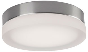 Kuzco FM3511-BN Bedford Modern Brushed Nickel LED 11" Overhead Light Fixture