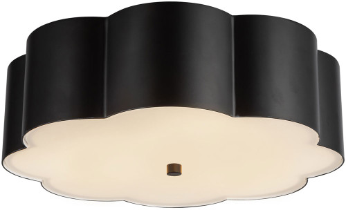 Alora Mood FM603314MB Blossom Modern Matte Black Ceiling Lighting