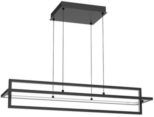 Kuzco LP16236-BK-UNV-010 Mondrian Contemporary Black LED 36" Island Lighting