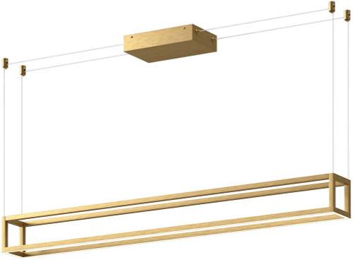 Kuzco LP45548-BG Plaza Modern Brushed Gold LED Island Lighting