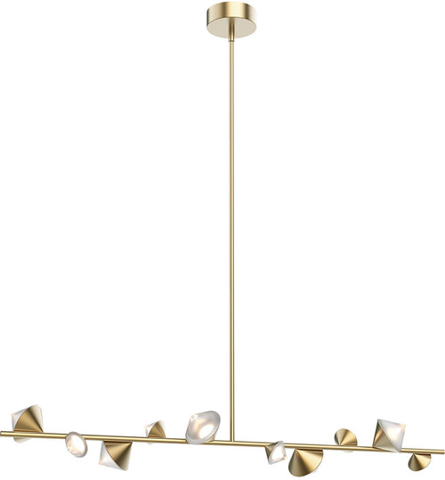 Kuzco LP50851-BG Geode Contemporary Brushed Gold LED Kitchen Island Light