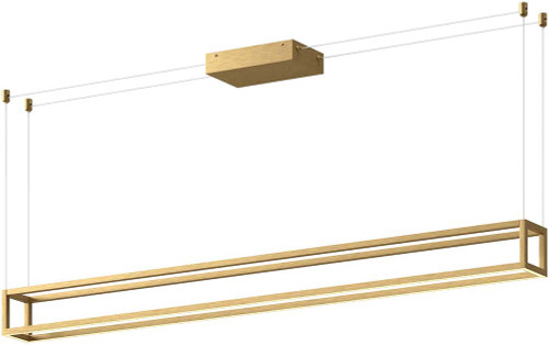 Kuzco LP45560-BG Plaza Contemporary Brushed Gold LED Kitchen Island Lighting