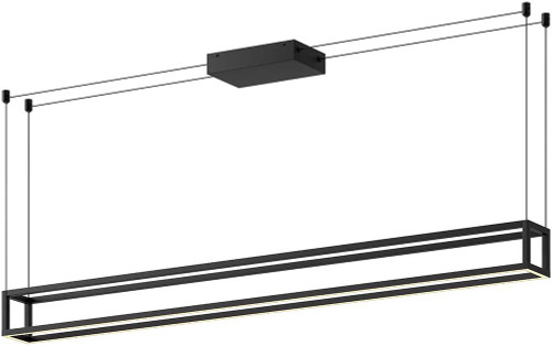 Kuzco LP45560-BK Plaza Modern Black LED Kitchen Island Light