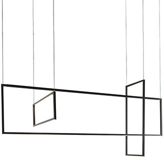 Kuzco MP28356-BK-UNV-010 Arkell Modern Black LED Multi Hanging Light