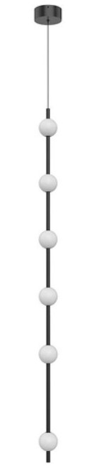 Kuzco PD14760-BK Misaki Modern Black LED 59" Mini Lighting Pendant