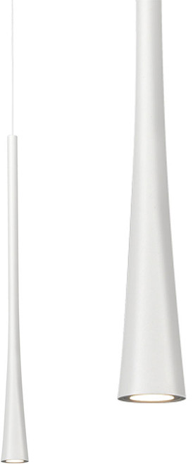 Kuzco PD15816-WH Taper Modern White LED Mini Drop Lighting Fixture