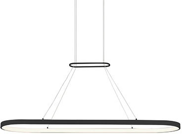 Kuzco PD19347-BK Eerie Modern Black LED 48" Island Light Fixture