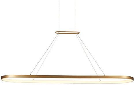 Kuzco PD19359-AN Eerie Modern Antique Brass LED 60" Island Lighting